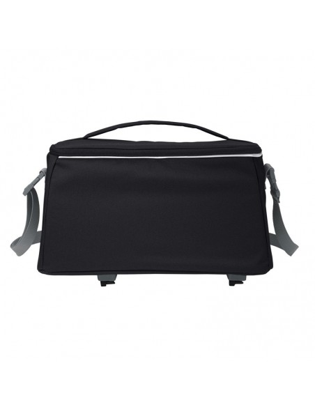road master shopper (black) - bolsa para bicicleta 11l - vaude