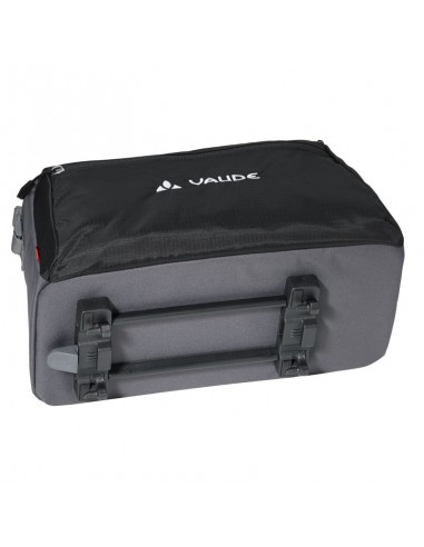 road master shopper (black) - bolsa para bicicleta 11l - vaude