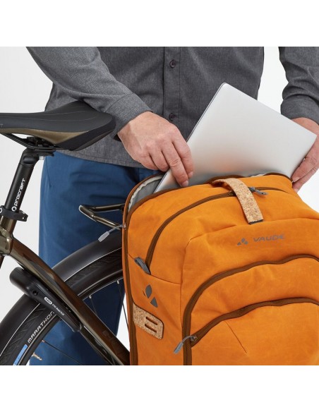 eback single (orange) - bolsa trasera 28l - vaude