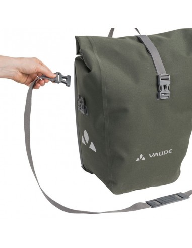 aqua back deluxe (black) 48l - alforjas traseras (2 piezas de 24l) - vaude