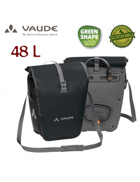 aqua back ( black ) - alforjas traseras 2 piezas 24l - vaude