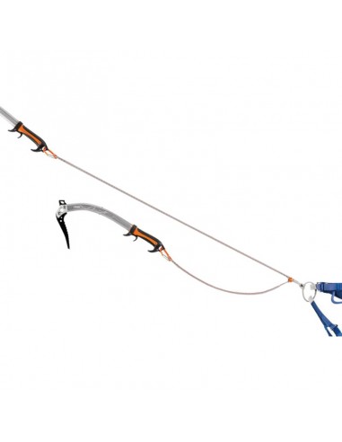 v-link dragonera doble para piolets técnicos - petzl