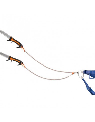 v-link dragonera doble para piolets técnicos - petzl