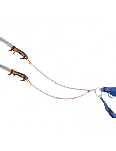 v-link dragonera doble para piolets técnicos - petzl