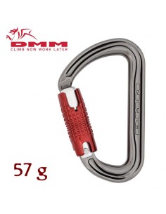 shadow kwiklock (titanium/red) - mosquetón automático - dmm