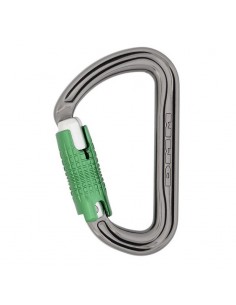 shadow locksafe (titanium/green) - mosquetón asimétrico 3 movimientos - dmm 2