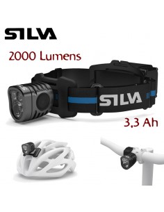 exceed 3x - frontal 2000lm (bateria li-ion 3,3 ah) - silva