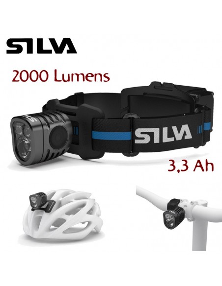 exceed 3x - frontal 2000lm (bateria li-ion 3,3 ah) - silva