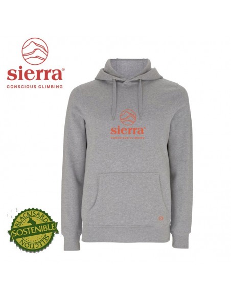 sender hoodie (melange grey) - sudadera - sierra