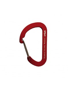 flat 3 rojo - mosquetón auxiliar cuerpo plano - qi'roc 2