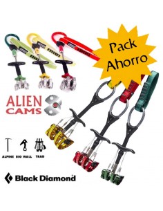 pack 3 alien + 3 camalot c4 de black diamond