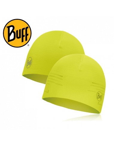 microfiber reversible hat r-solid yellow fluor - buff