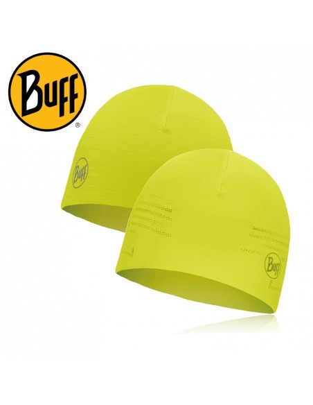 microfiber reversible hat r-solid yellow fluor - buff