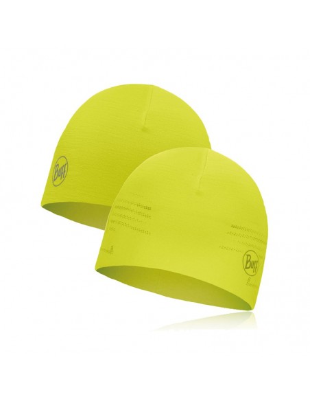 microfiber reversible hat r-solid yellow fluor - buff