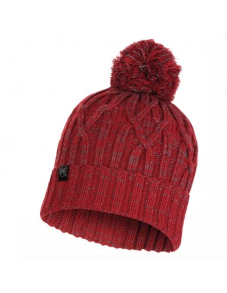 gorro de tricot y polar idun red - buff