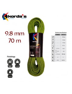 kloe 9,8 (70m) summum system - cuerda dinamica - korda's