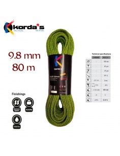 kloe 9,8 (80m) summum system - cuerda dinamica - korda's