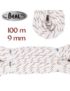 spelenium 9mm (bobina 100m) - cuerda semiestática espeleología - beal