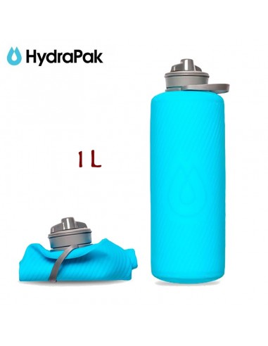 flux 1l (azul) - botella plegable - hydrapak