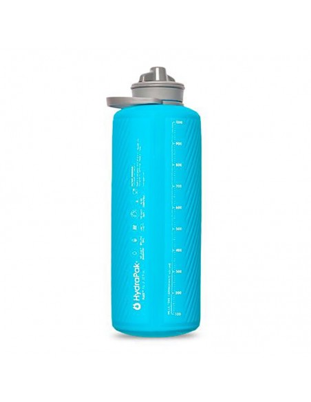 flux 1l (azul) - botella plegable - hydrapak