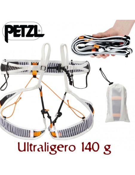 fly - arnes ultraligero para alpinismo y esquí - petzl
