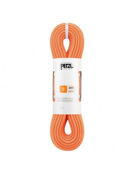 volta guide 9mm 40m (naranja) - cuerda triple homologación para alpinismo - petzl