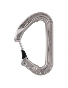 ange s gris - mosquetón compacto ultraligero con gatillo monofil keylock - petzl 2