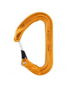 ange s naranja - mosquetón compacto ultraligero con gatillo monofil keylock - petzl 2