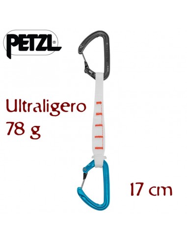 ange finesse 17 cm (l-l) - cinta express ultraligera para alpinismo - petzl