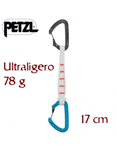 ange finesse 17 cm (l-l) - cinta express ultraligera para alpinismo - petzl