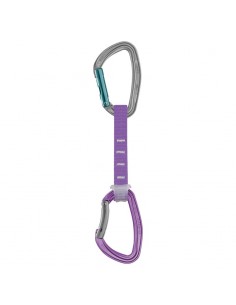 djinn axess 12 cm (violeta) - cinta express robusta para escalada deportiva - petzl 2