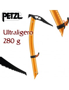 gully maza - piolet ultraligero para alpinismo técnico y esquí - petzl