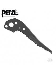 ice - hoja de escalada en hielo y mixto, para piolets con cabeza modular - petzl
