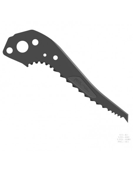 ice - hoja de escalada en hielo y mixto, para piolets con cabeza modular - petzl