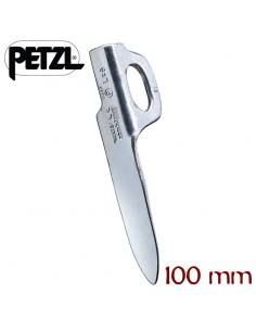 rocher mixte (100mm) - pitón forjado de acero blando - petzl