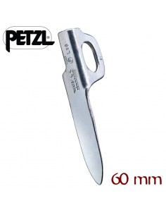 rocher mixte (60mm) - pitón forjado de acero blando - petzl