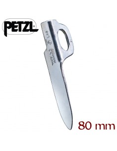 rocher mixte (80mm) - pitón forjado de acero blando - petzl