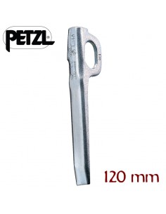 u (120mm) - pitón forjado de acero blando - petzl