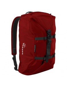 pack cuerda contact 9,8 de petzl (80m) + classic rope bag de dmm (red) 2