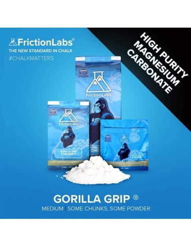 gorilla grip 284 g - magnesio trozos - friction labs