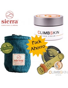 tube simpli oil + climb skin + finguercillo - pack complementos escalada - sierra