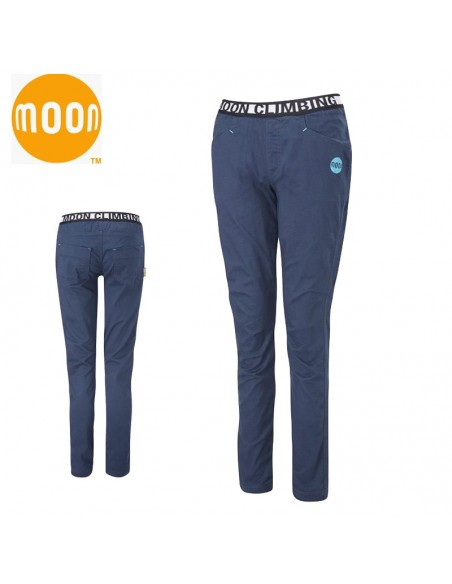 jura pant woman (indigo) - pantalon largo de escalada - moon
