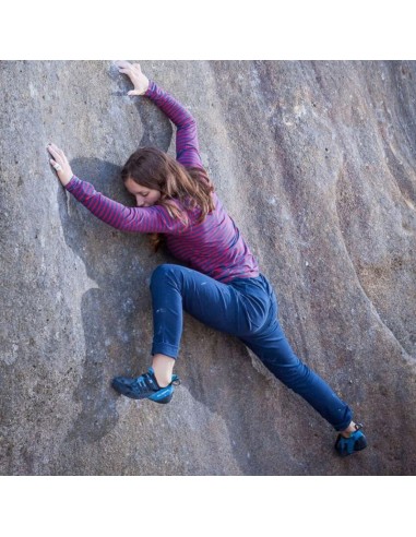 jura pant woman (indigo) - pantalon largo de escalada - moon