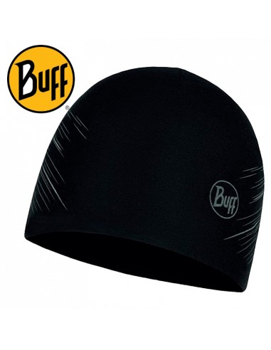 microfiber reversible hat r-solid black - Buff