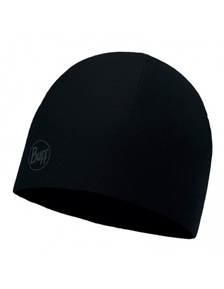 microfiber reversible hat r-solid black - Buff