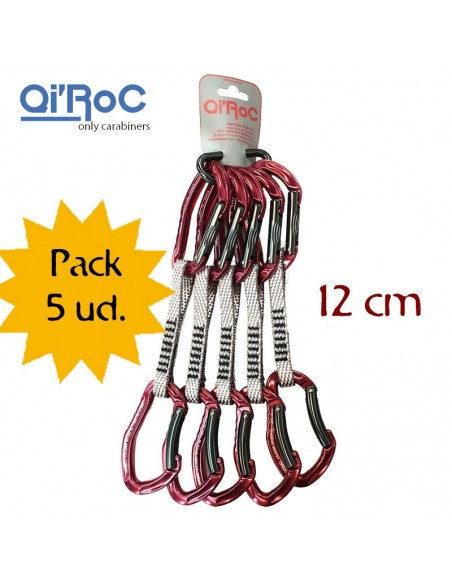 5 urano express - pack de 5 set express dyneema 12 cm - qi'roc