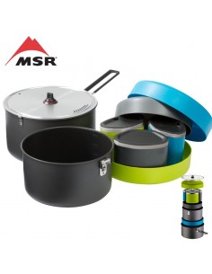 flex 3 system - set de cocinar y comer para 3 personas - msr
