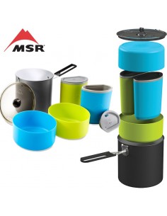 trail lite duo cook set - set de cocina ligero y compacto para dos personas - msr