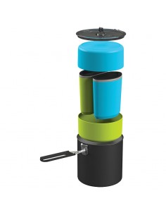 trail lite duo cook set - set de cocina ligero y compacto para dos personas - msr 2