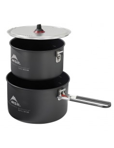 ceramic 2 pot set - cacerolas de aluminio con recubrimiento ceramico antiadherente - msr 2